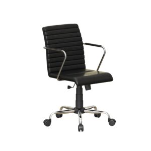 Кресло поворотное SitUp Таск Хром (TASK Chrome) (ЗАВОДСКАЯ ГАЛЬВАНИКА, не краска "под хром" !) черный